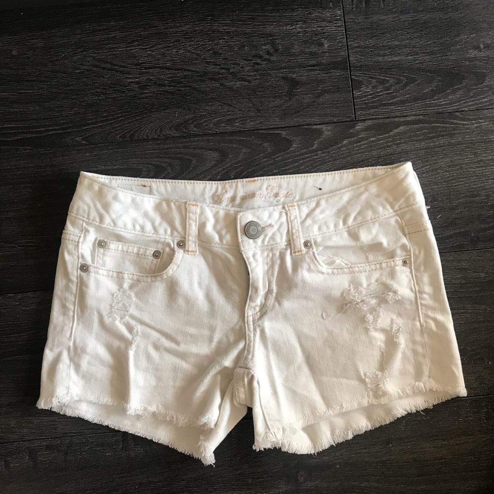 America Eagle Jean Cutoff Shorts